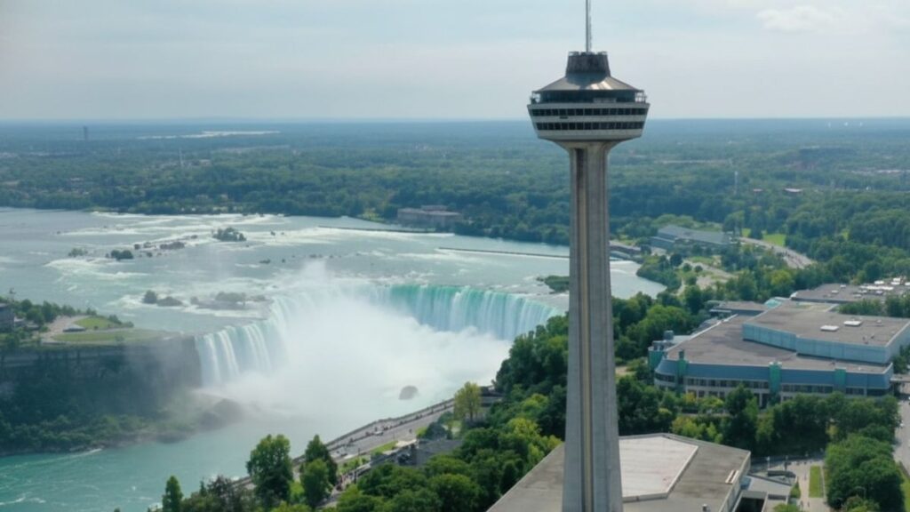 aerial view of niagara falls skyline with skylon tower and horseshoe falls 20251112 105121 0000