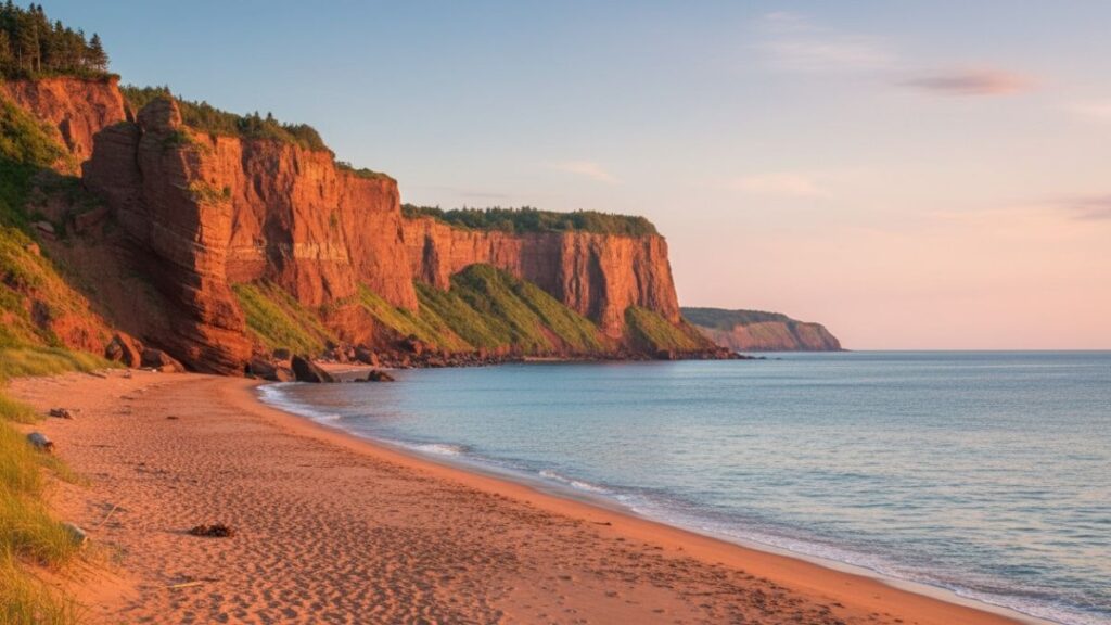 aerial view of prince edward island’s coastline with red cliffs and farmlan 20251117 145532 0000