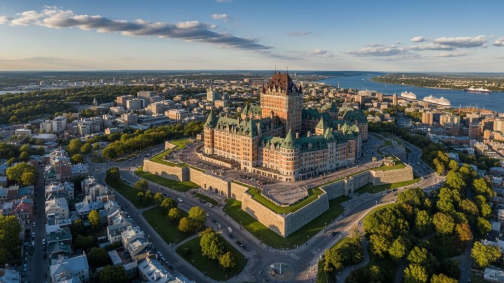 View Of Old Quebecs Upper Town City Walls And The St. Lawrence River 20251114 103901 0000 1024x576